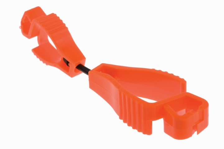 GLOVE CLIP FLUORO ORANGE  